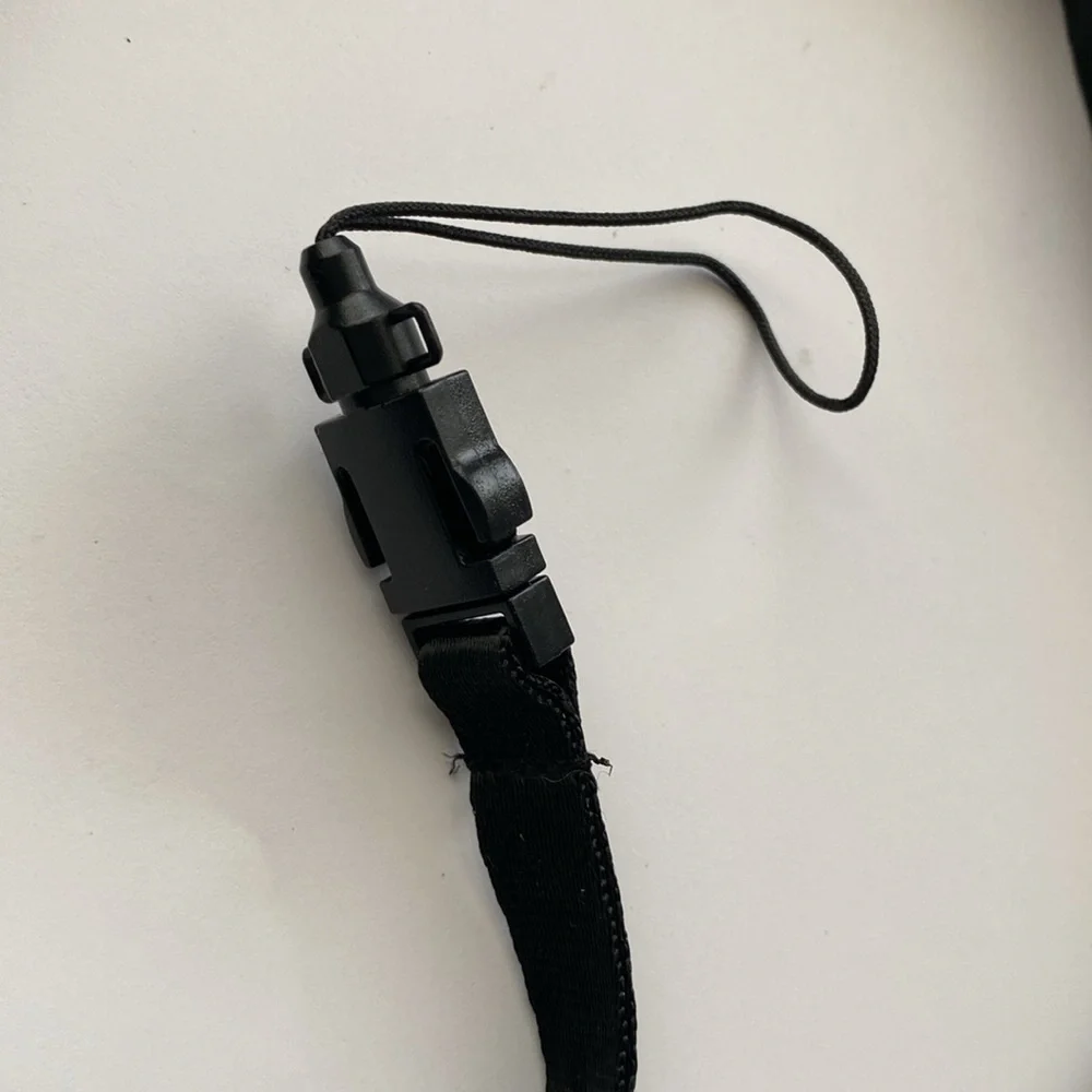 Breakaway lanyards black for ID badge reel cell phones and more new pack of 2
